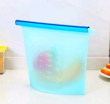 Silicone fresh-keeping vacuum sealed bag