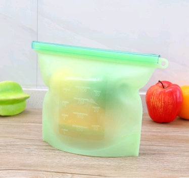 Silicone fresh-keeping vacuum sealed bag