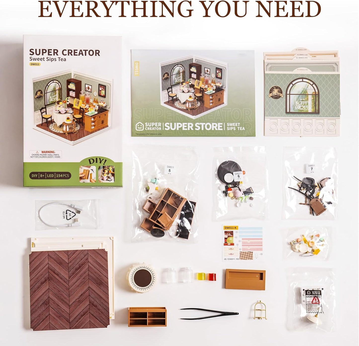 ROBOTIME DIY Miniature House Kit