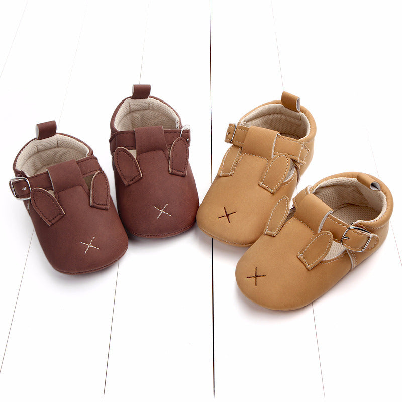 baby leather non-slip soft shoes