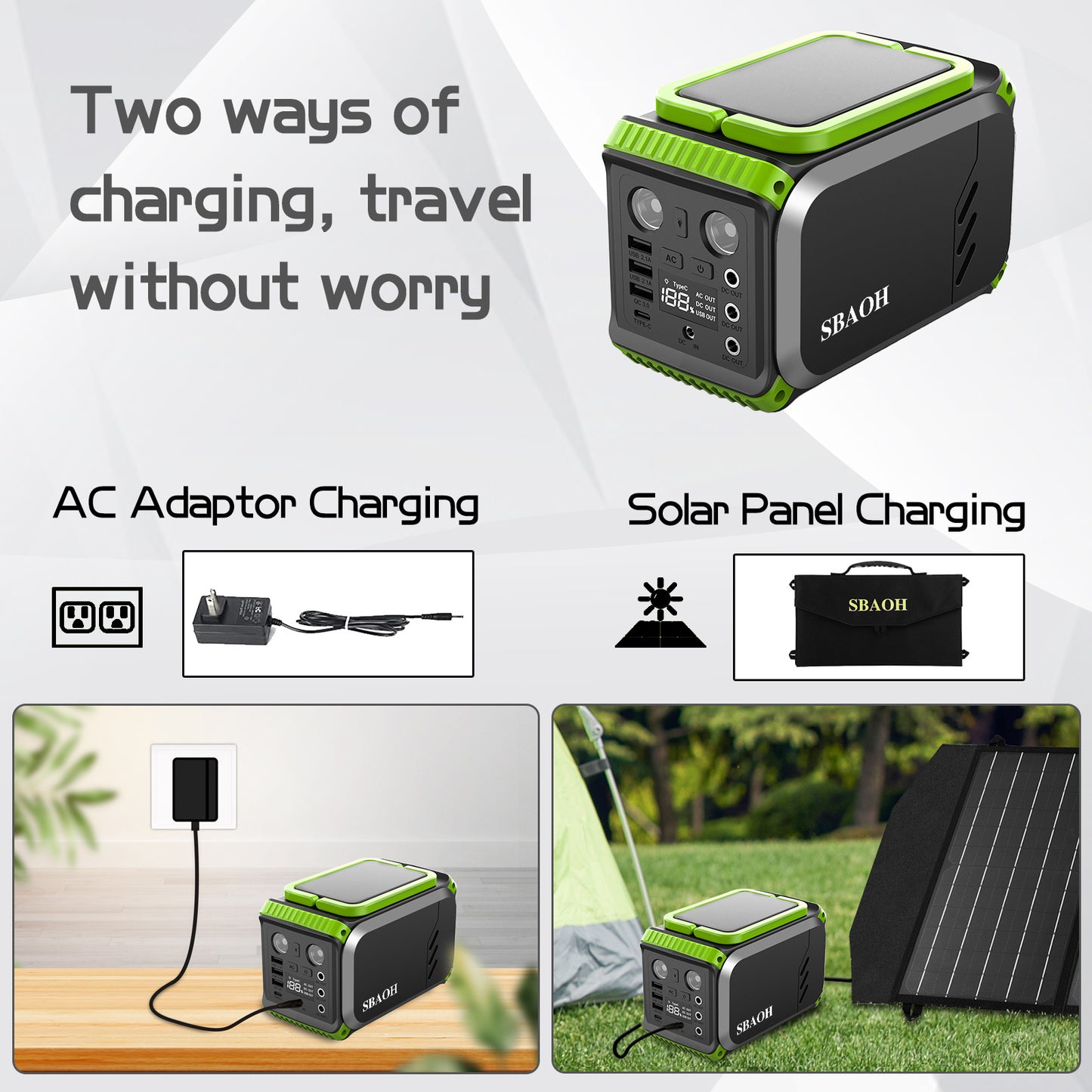 110V Camping Power Station