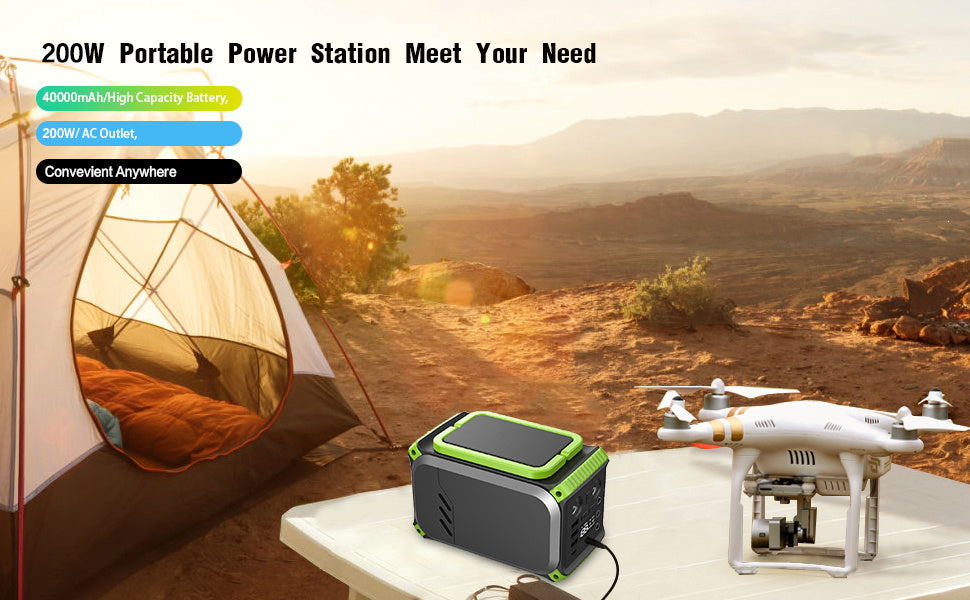 110V Camping Power Station