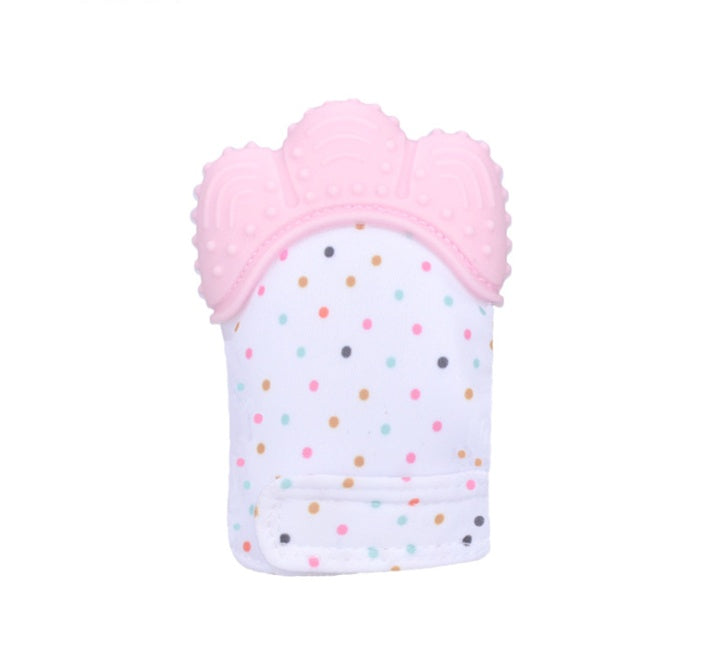 Baby anti-bite silicone gloves