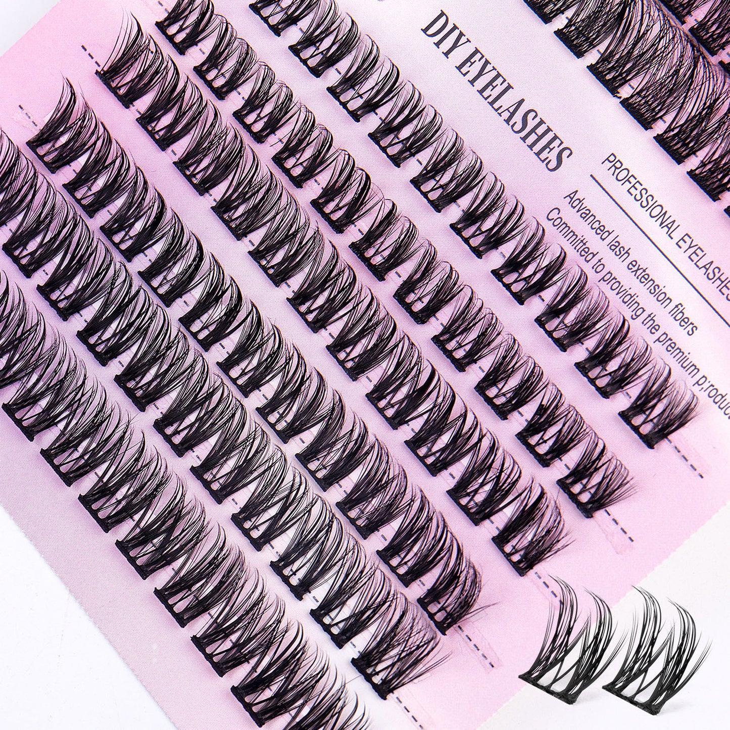 12 Rows Segmented Lashes Clusters