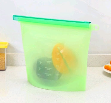 Silicone fresh-keeping vacuum sealed bag