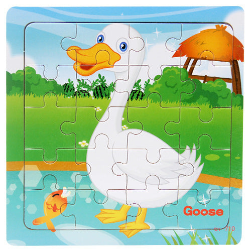 animal wooden puzzle