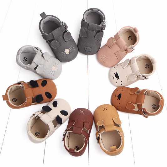 baby leather non-slip soft shoes