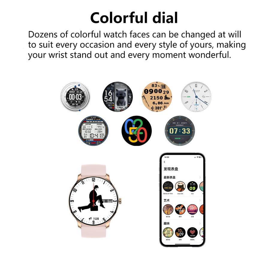 1.43 AMOLED Screen Fitness Watches