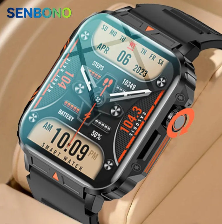Big Battery Fitness Waterproof Smartwatch