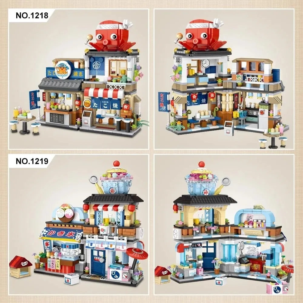 4-Pack Japanese Building Block Set