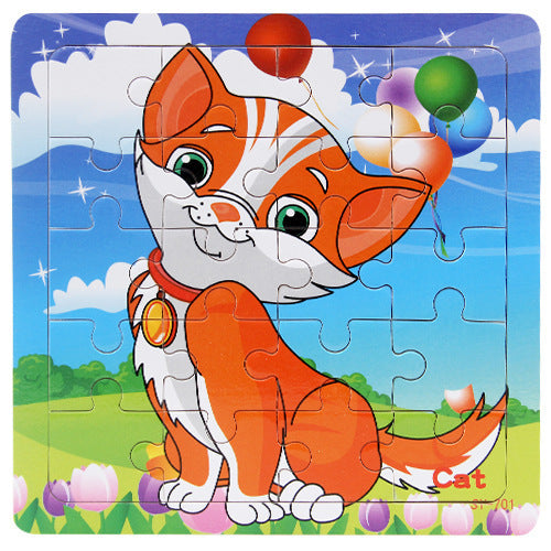animal wooden puzzle
