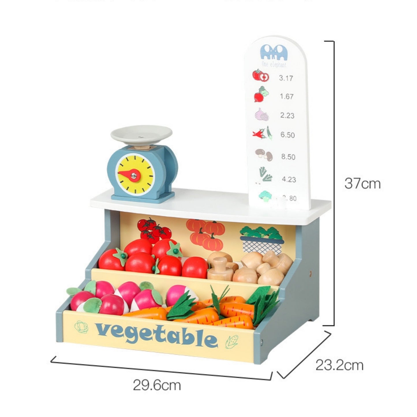 Robud Wooden Supermarket Playset