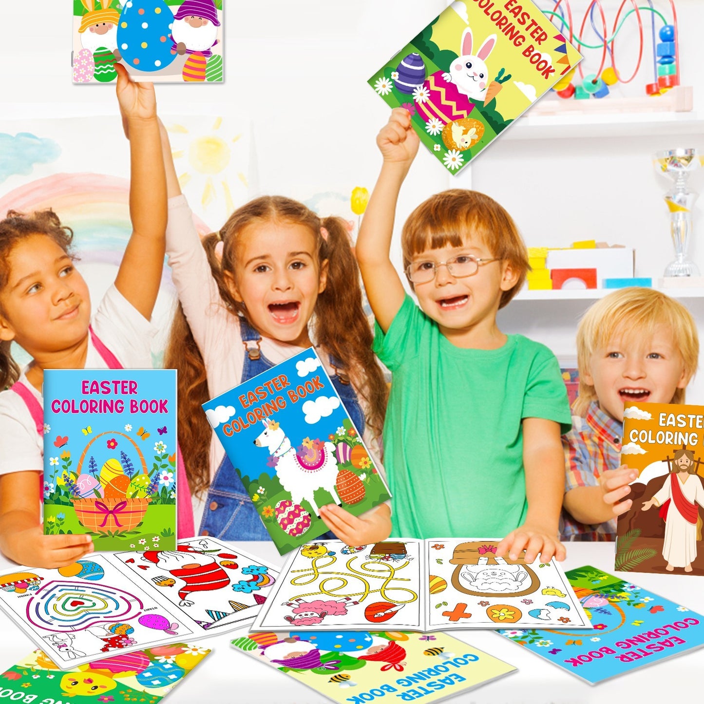 42-pack Easter Kids Colouring Book