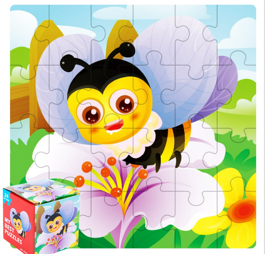 animal wooden puzzle