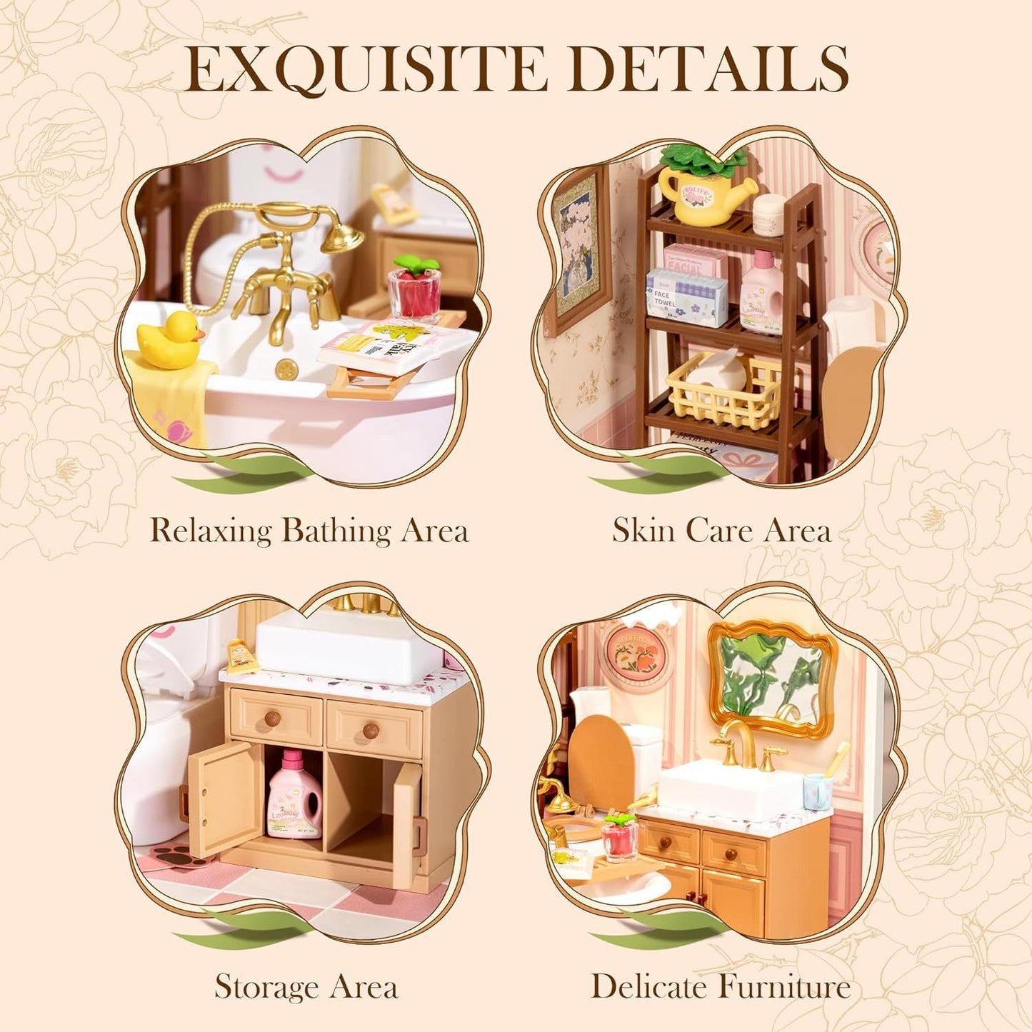 ROBOTIME Miniature Dollhouse Kit