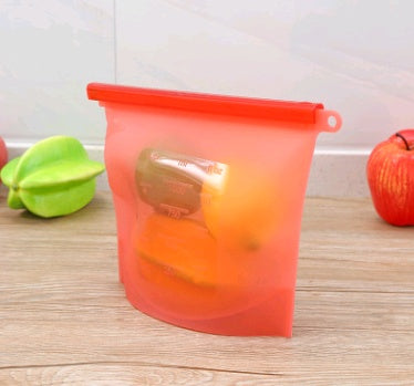 Silicone fresh-keeping vacuum sealed bag