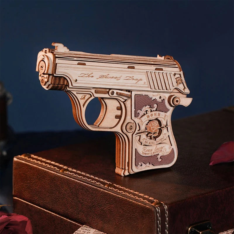 ROKR Wooden 3D Gun Puzzle
