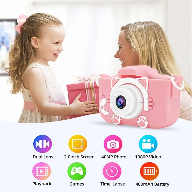 Fun Pink Cat Camera