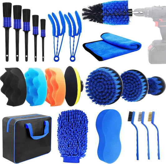 22 Pcs Car-Cleaning-Tool-Set