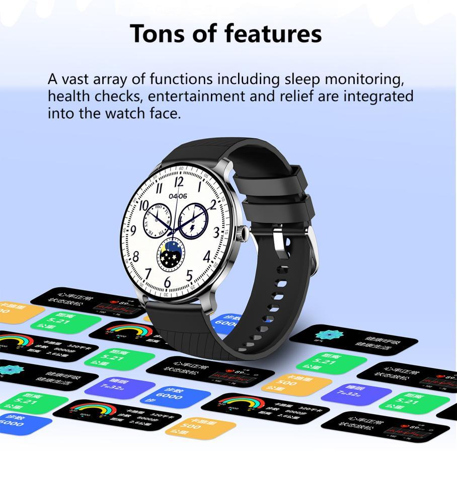1.43 AMOLED Screen Fitness Watches