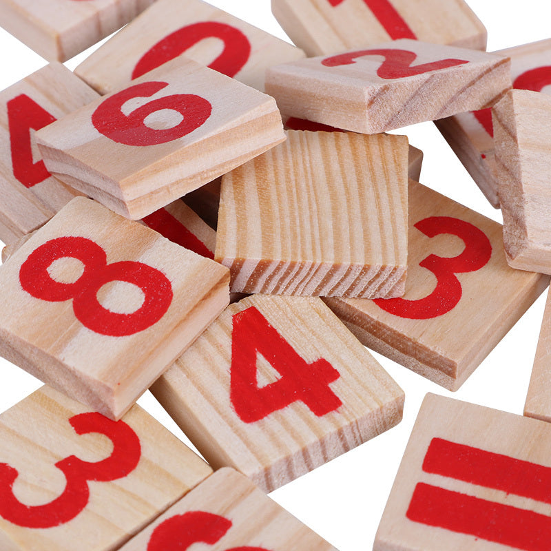 Wooden early education math toys