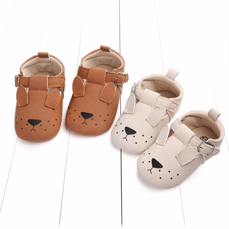baby leather non-slip soft shoes
