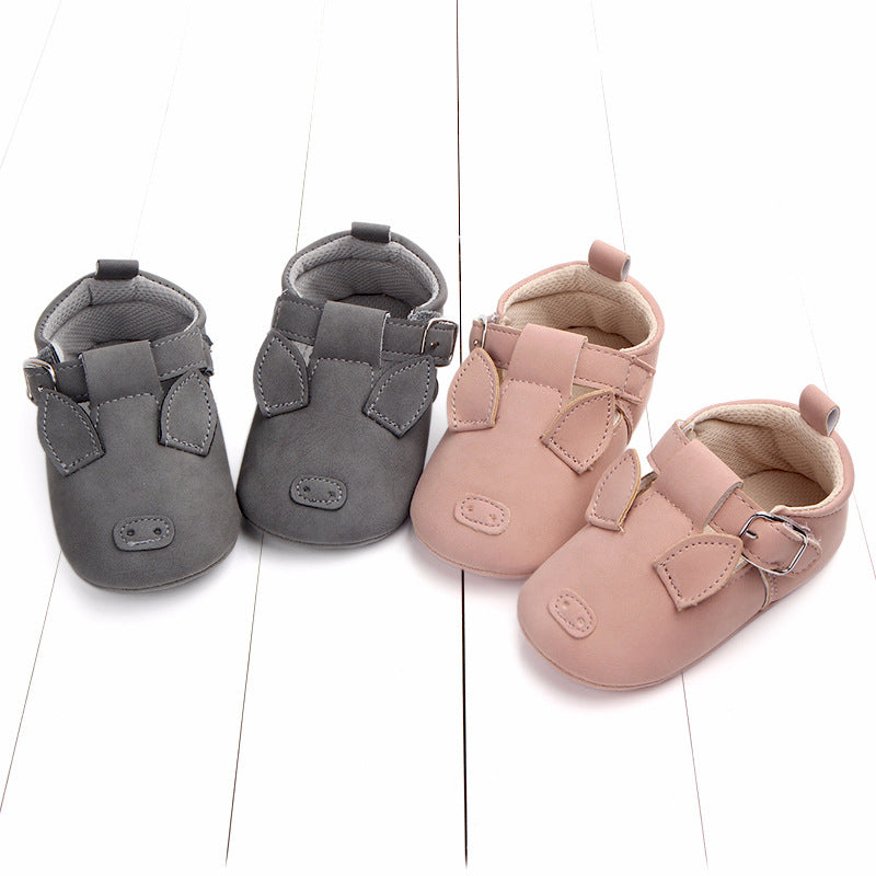 baby leather non-slip soft shoes