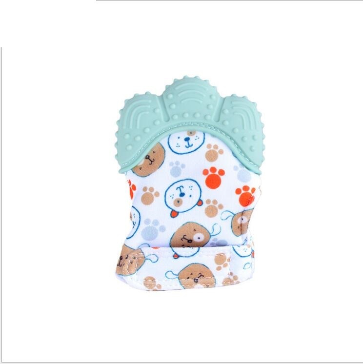 Baby anti-bite silicone gloves