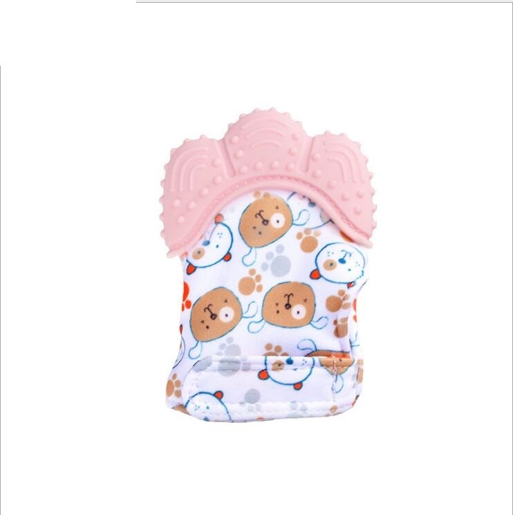 Baby anti-bite silicone gloves