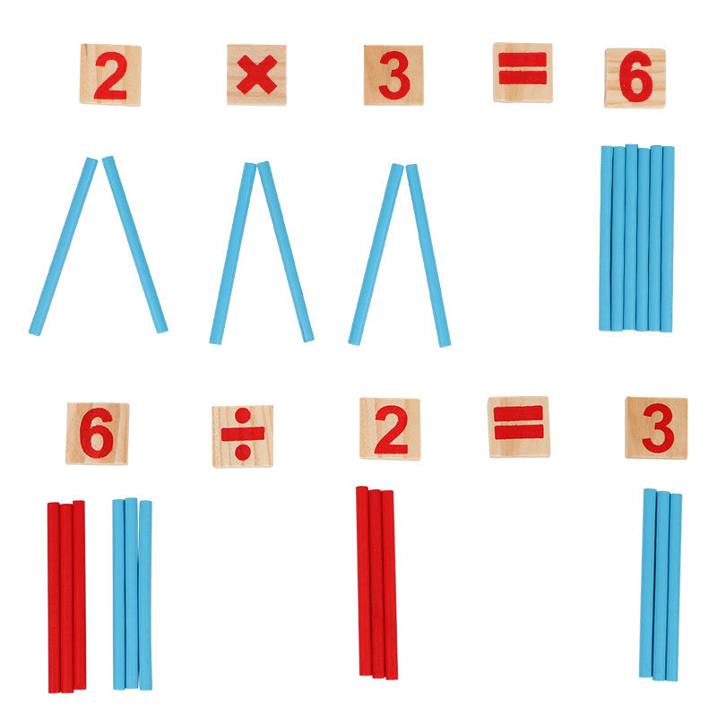 Wooden early education math toys