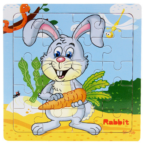 animal wooden puzzle
