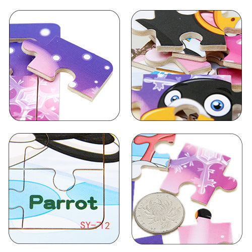 animal wooden puzzle