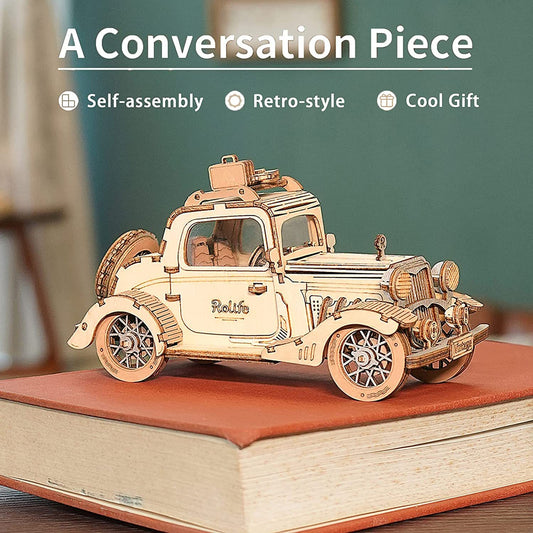 Robotime Vintage Car 3D Puzzle