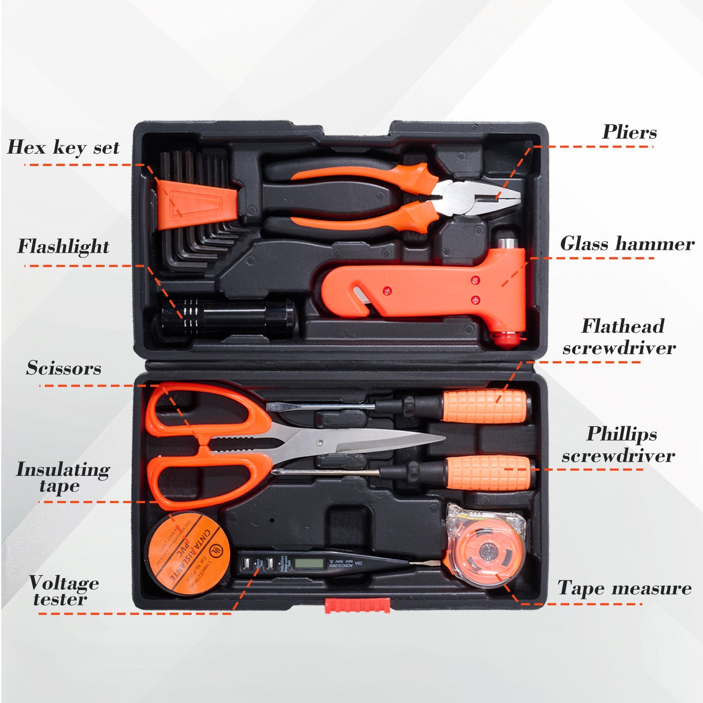 18 Pieces Crosshead Screwdriver