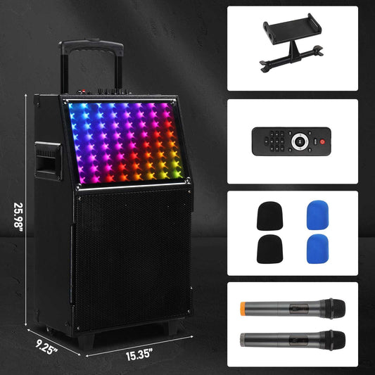12inch 60W Remote Control Rod Speaker