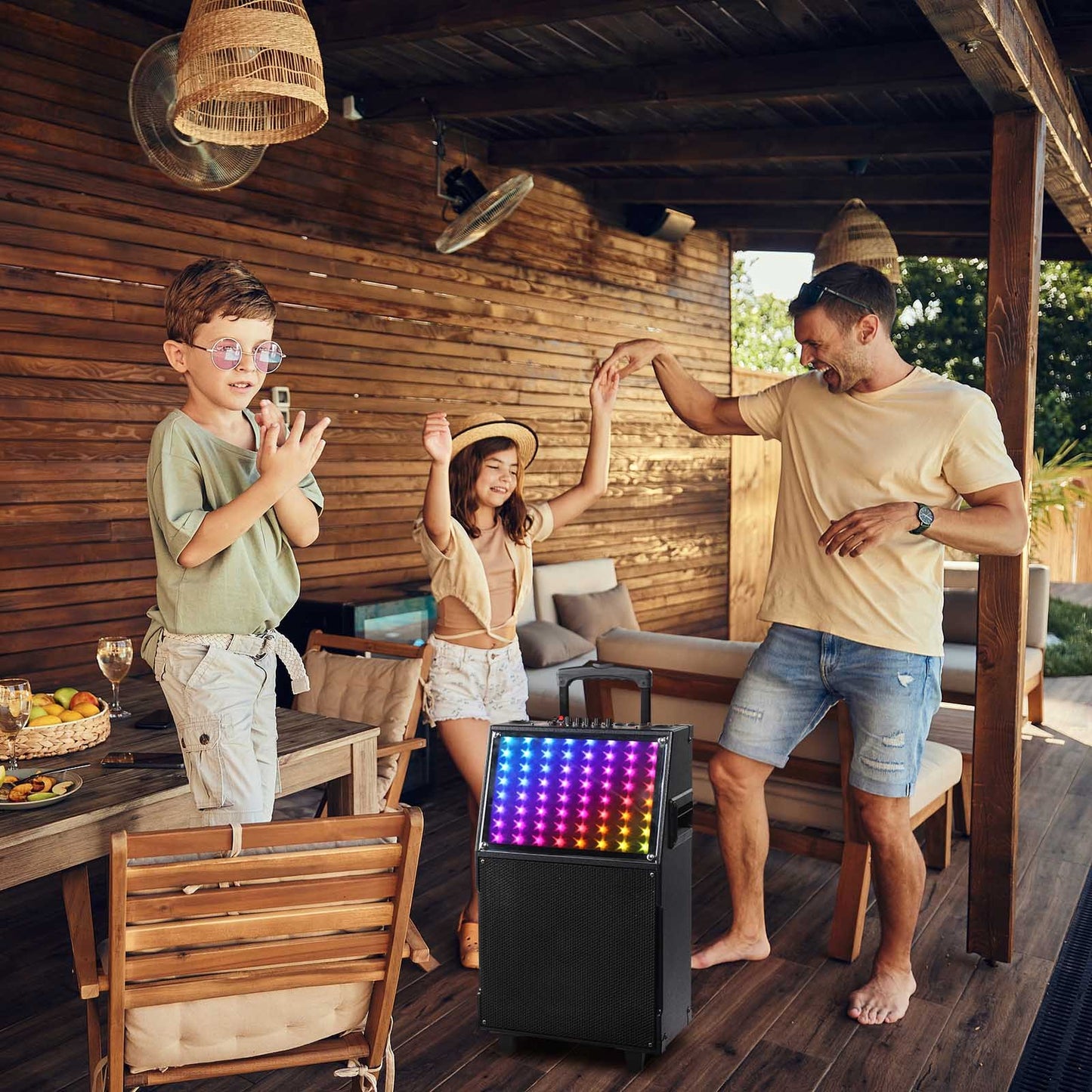 12inch 60W Remote Control Rod Speaker