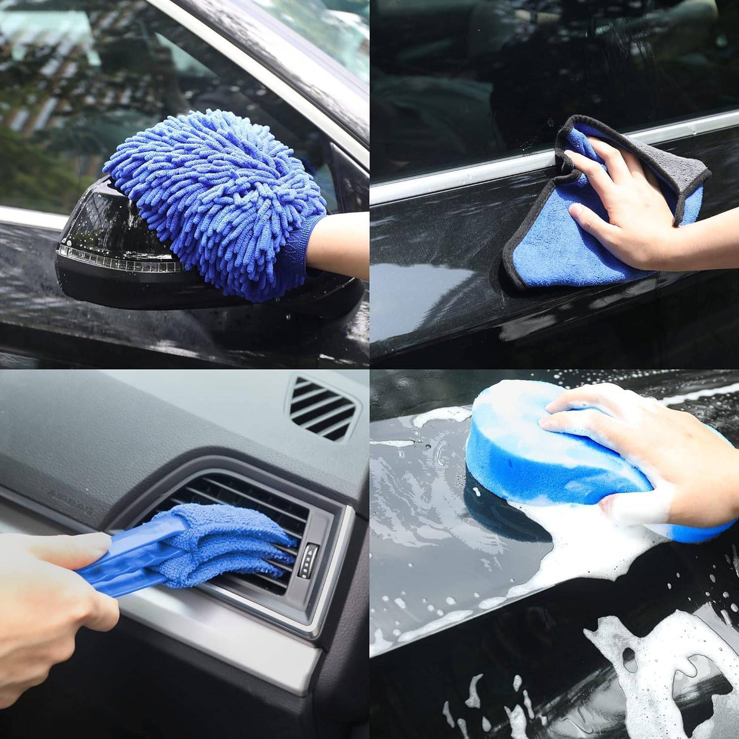 22 Pcs Car-Cleaning-Tool-Set