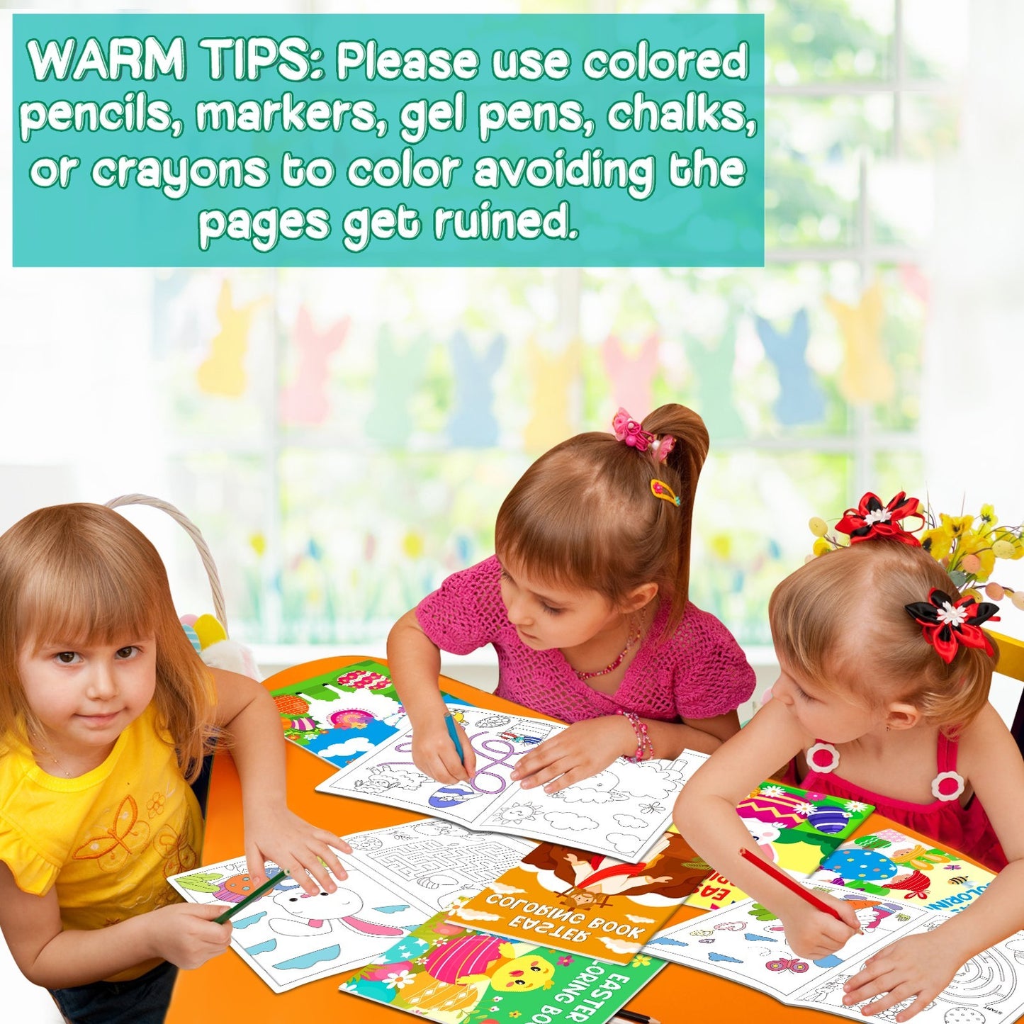 42-pack Easter Kids Colouring Book