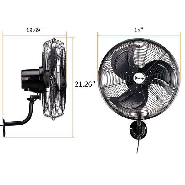 18 Inch Three-blade Aluminum Fan