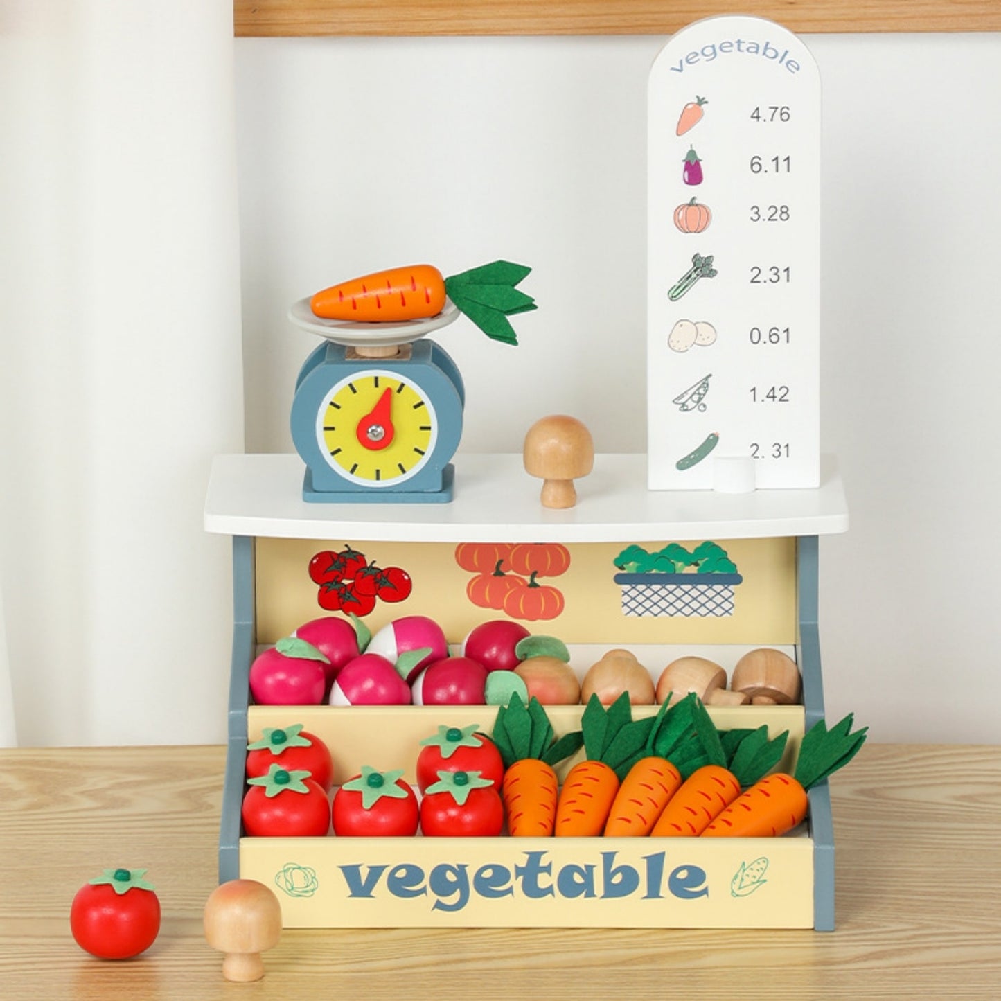 Robud Wooden Supermarket Playset
