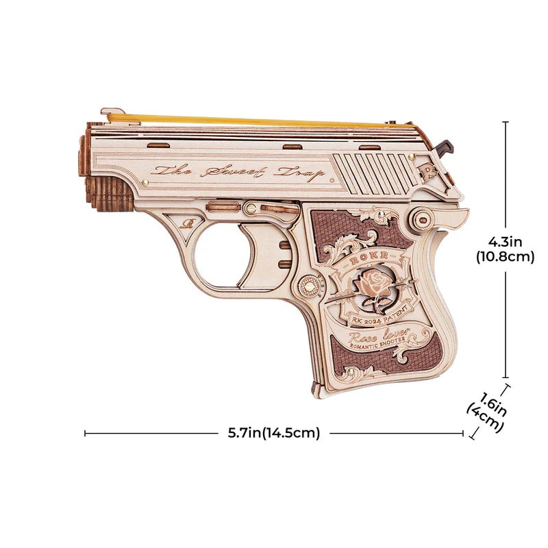 ROKR Wooden 3D Gun Puzzle