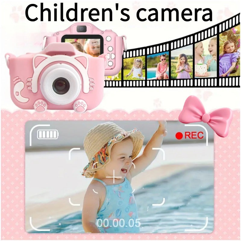 Fun Pink Cat Camera