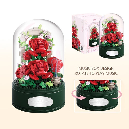 Encounter Rose Music Box