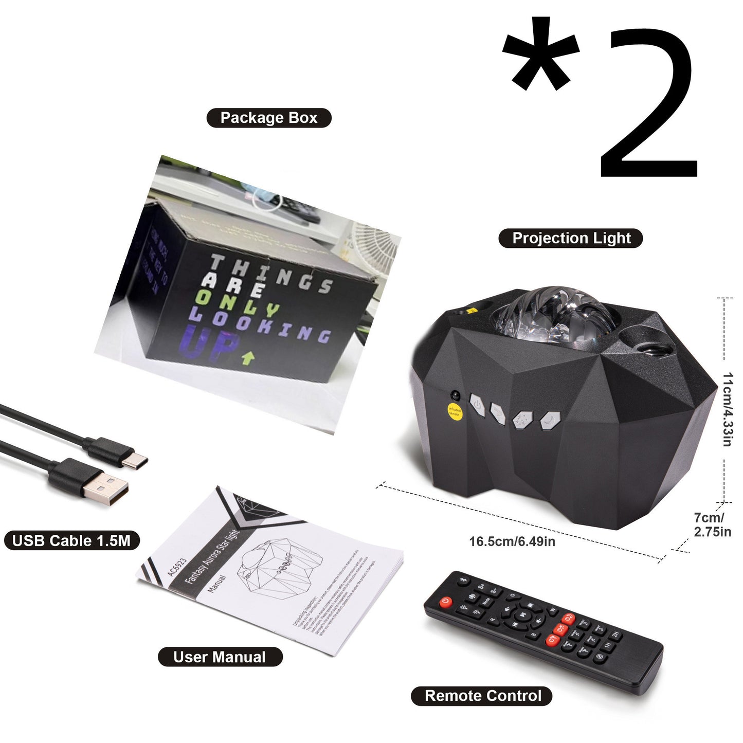 Bluetooth Music Projector Lamp