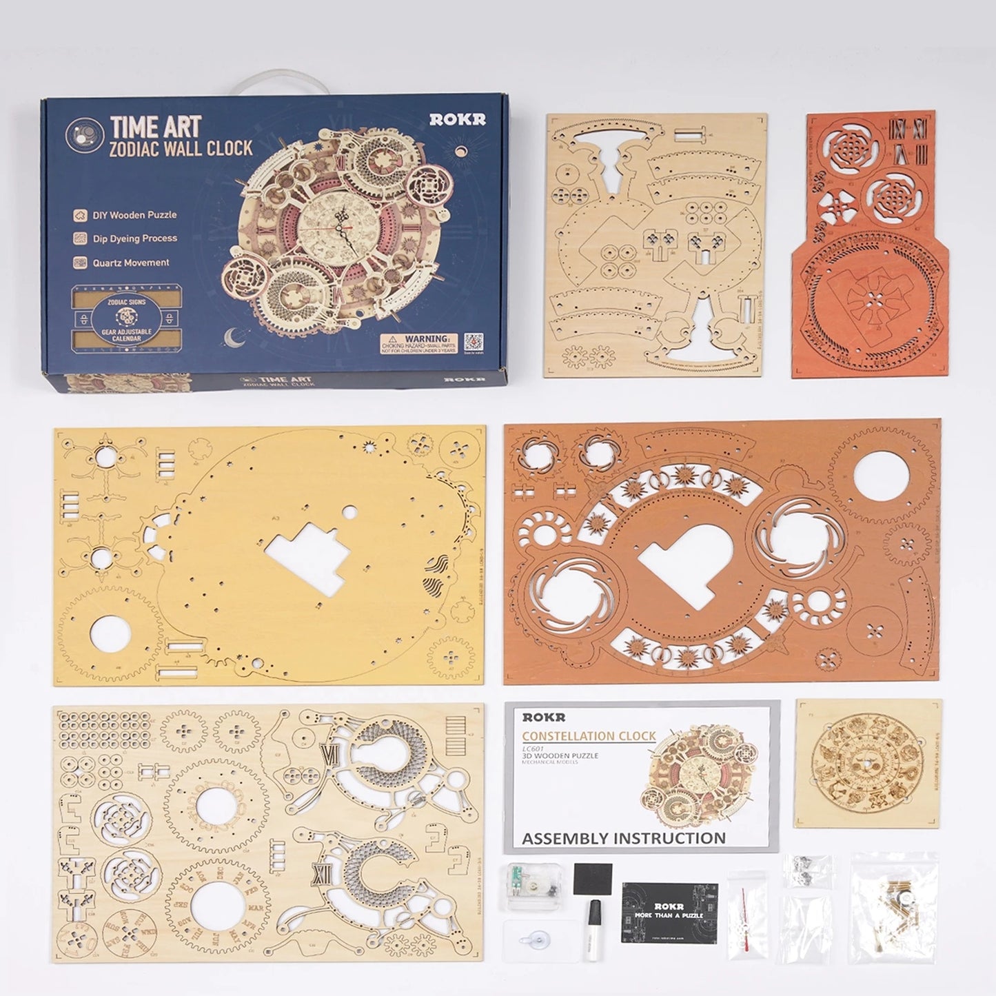 ROKR Zodiac Wall Clock Puzzle