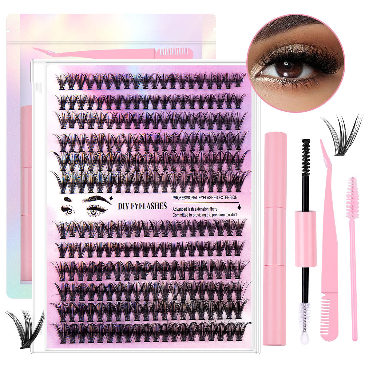 12 Rows Segmented Lashes Set